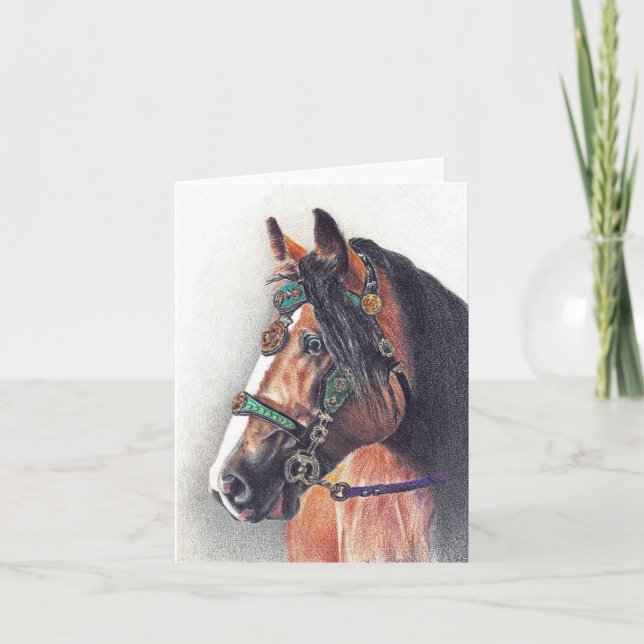 Liten, 4-tums x 5,6-tums mappat gratulationskort kort (Framsida)