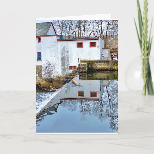 Liten, 4-tums x 5,6-tums mappat gratulationskort kort (Framsida)