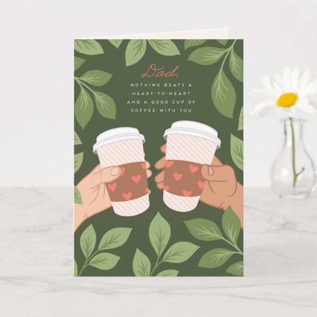 Liten, 4" x 5,6" vikt gratulationskort kort (Liten växt)