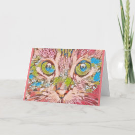 Liten, 4" x 5,6" vikt gratulationskort kort