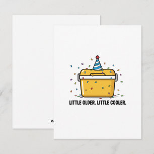 Liten äldre liten cool letterpress-kort julkort