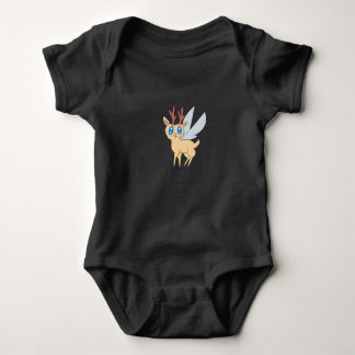 Liten älg-babby topp t shirt