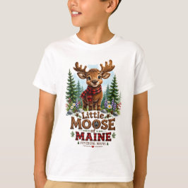Liten älg från Fryeburg Maine Barn T-Shirt