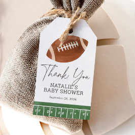 Liten All Star Fotboll Baby Shower Presentetikett