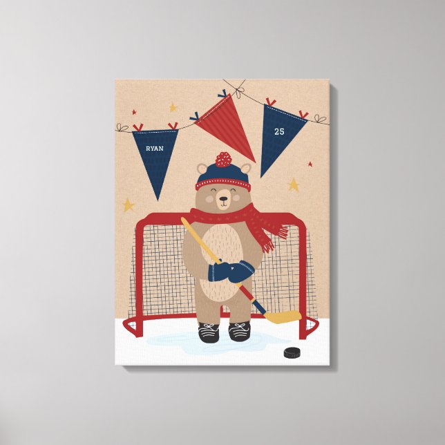 Liten All-Star Rinkside Rookie Canvastryck (Framsida)