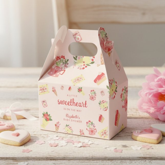 Liten älskling på väg Baby Shower efterrätter Presentaskar (Skapare uppladdad)
