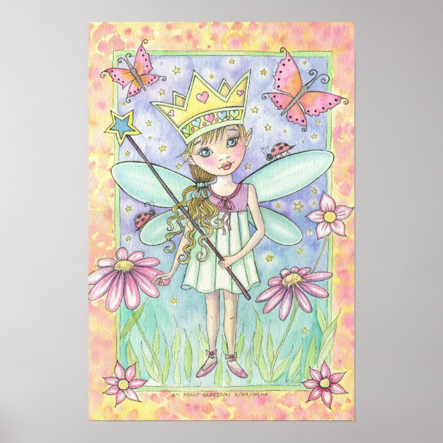Liten älvprinsessa affisch av Molly Harrison (Framsidan)
