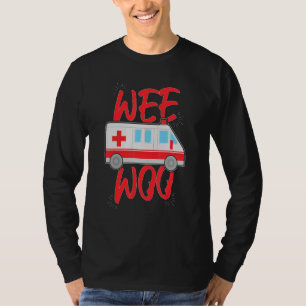 Liten ambulansbil Woo Medicare förare medicinsk te T Shirt