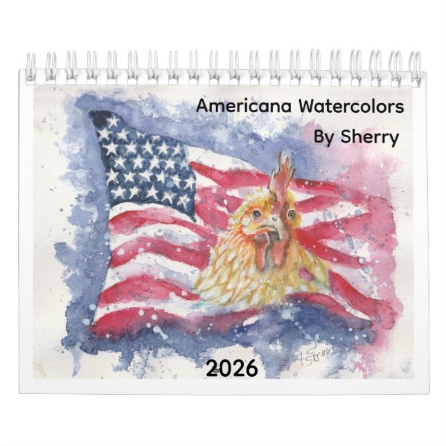 Liten Americana-kalender av Sherry Jarvis Kalender (Omslag)