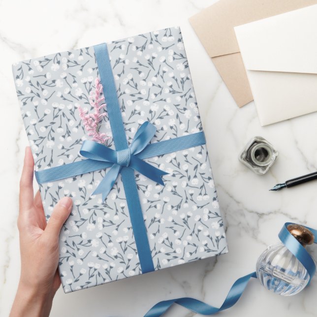 Liten äng Ditsy blommönster - Morgondimma Presentpapper (Gifting)