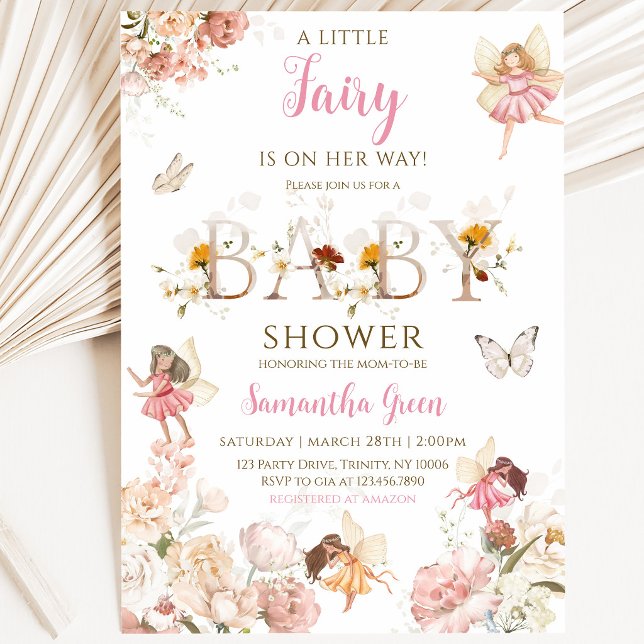 Liten Ängsös Babyshower Inbjudningar (Skapare uppladdad)