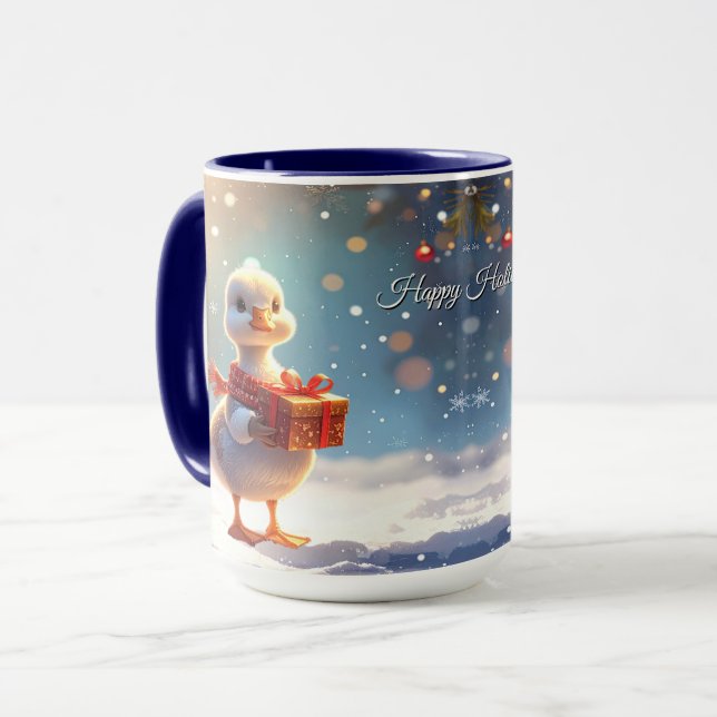 Liten anka semester mugg (Framsida vänster)