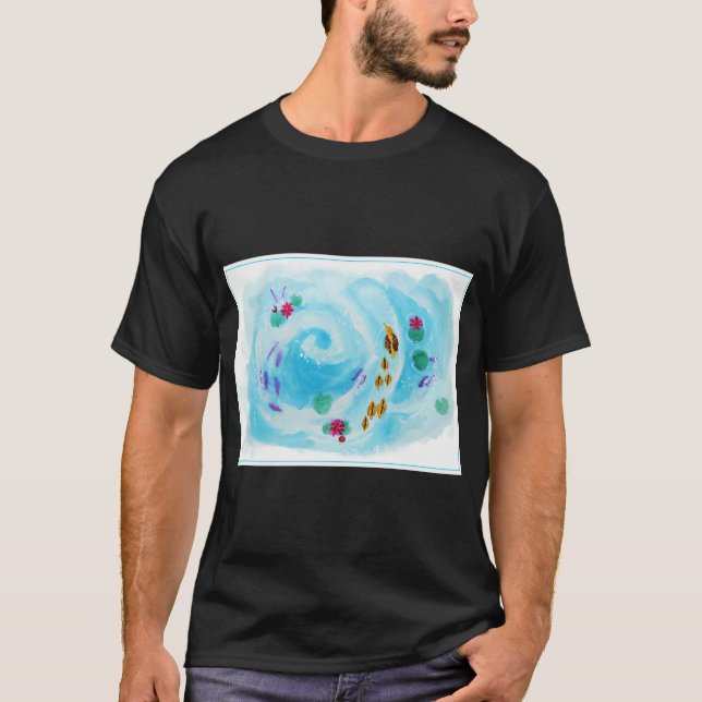Liten ankdamm t shirt (Framsida)