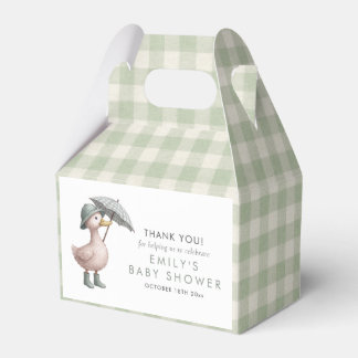Liten Ankunge Baby Shower Gäst Tacksamhet Presentaskar