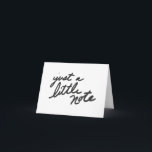 Liten anteckning tack kort<br><div class="desc">Rive Gauche Craft. www.RiveGaucheCraft.com</div>