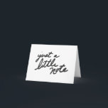 Liten anteckning tack kort<br><div class="desc">Rive Gauche Craft. www.RiveGaucheCraft.com</div>