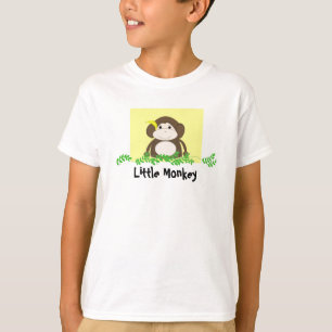 Liten apa med vinrankor t shirt