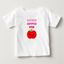 Liten äppelpaj, söt grafisk barnt-shirt t shirt