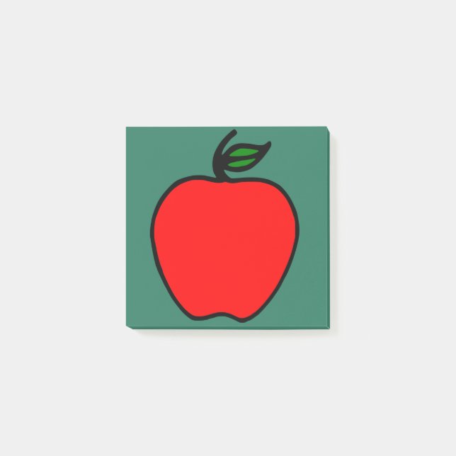 Liten Apple Post It Notes Present Post-it Block (Framsida)