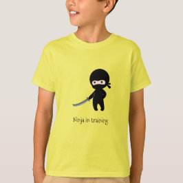 Liten Arg Ninja i Training T Shirt