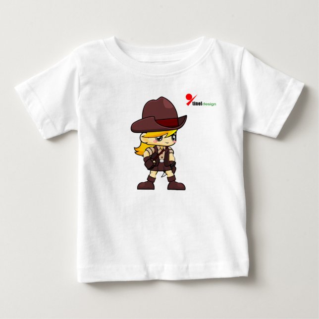 Liten äventyrsbaby T-shirt  (Framsida)
