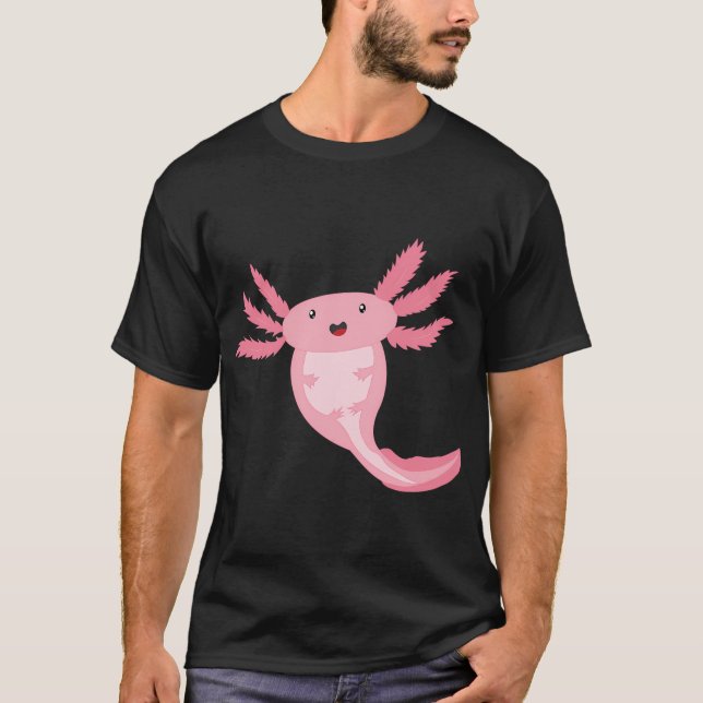 Liten Axolotl T Shirt (Framsida)
