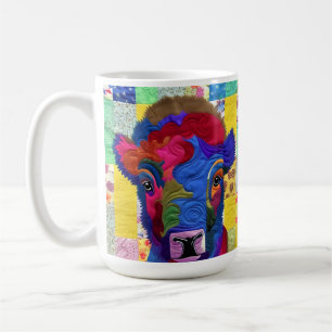Liten Baby Bison Quilt som design Kaffemugg