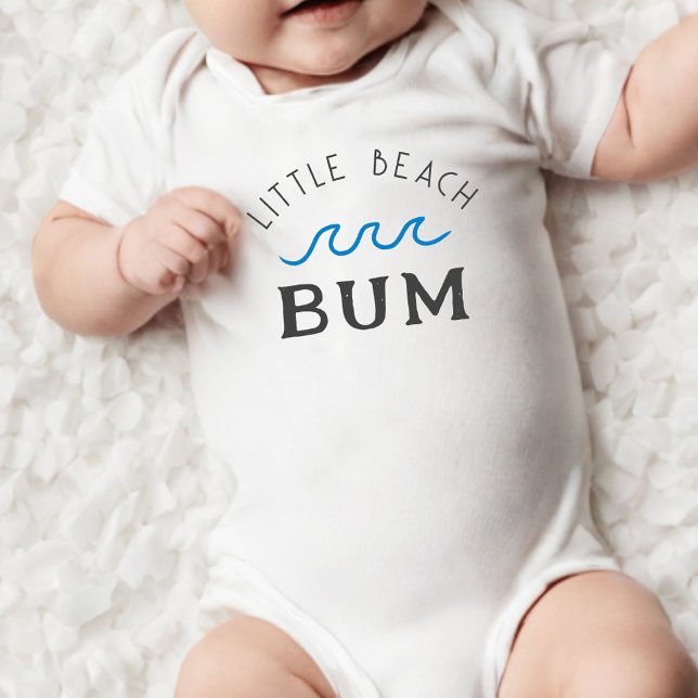 Liten badstrandslummel strand baby pojke t shirt (Skapare uppladdad)