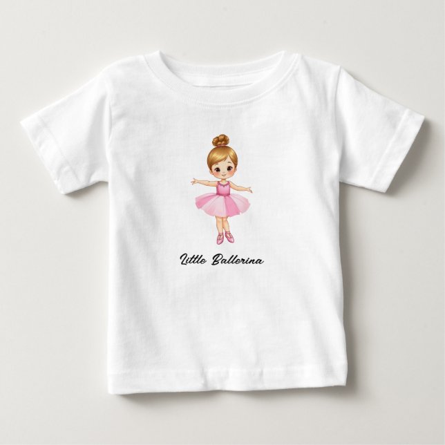 Liten balettdansös t shirt (Framsida)