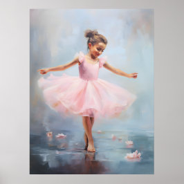 Liten ballerina konstaffisch poster