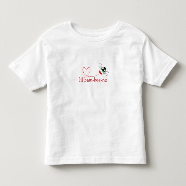 Liten Bam-bee-no Barn T-shirt (Framsida)