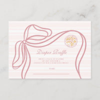 Liten Bambina Rosa Italiensk Baby Shower