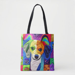 Liten beagle-valp-film som design tygkasse