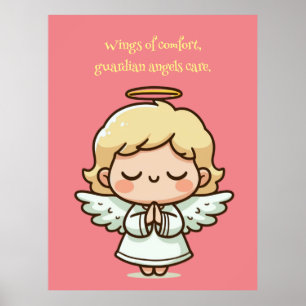 Liten bedjande ängel poster