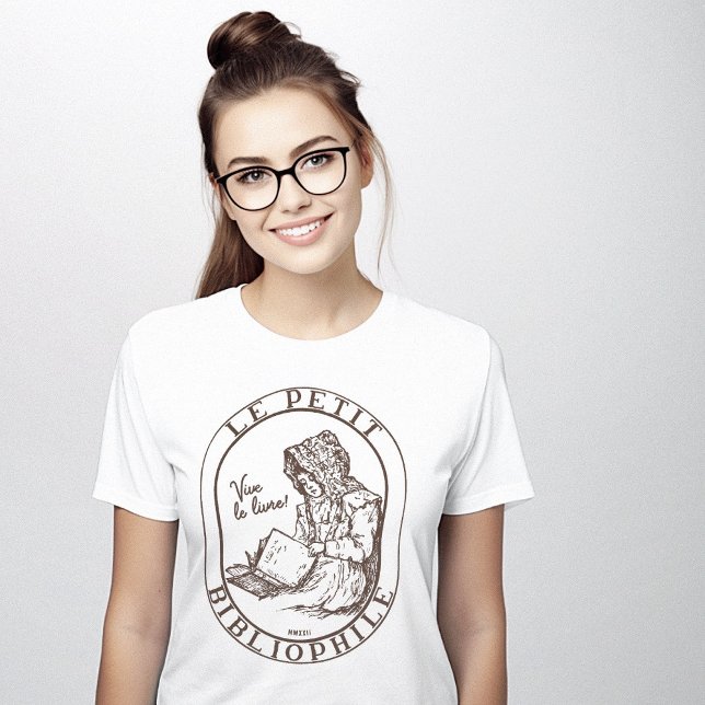 Liten bibliofilisk Vintage T Shirt (Little Bibliophile Vintage T-Shirt)