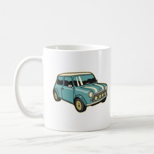 liten bil kaffemugg (Vänster)