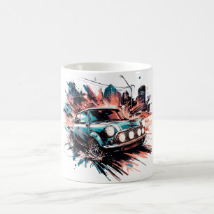 liten bil kaffemugg