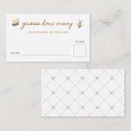 Liten Bina Baby Shower Gissa Hur Många Tilläggskort