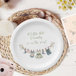 Liten bit Land Clothesline Baby Shower