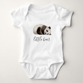 Liten björn. Akvariefärg söt panda. Roligt djur T Shirt