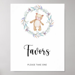 liten björn är på väg \ Favoriter Poster