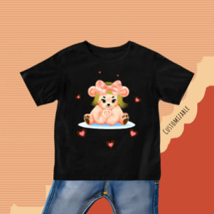 Liten björn flicka t shirt