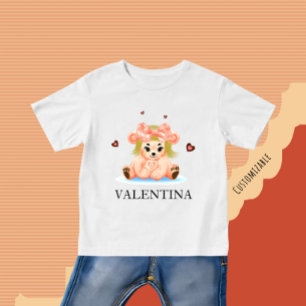 Liten björn flicka t shirt