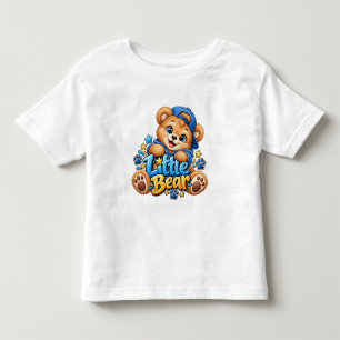 Liten björn pojke Blå design (Pojke) T Shirt
