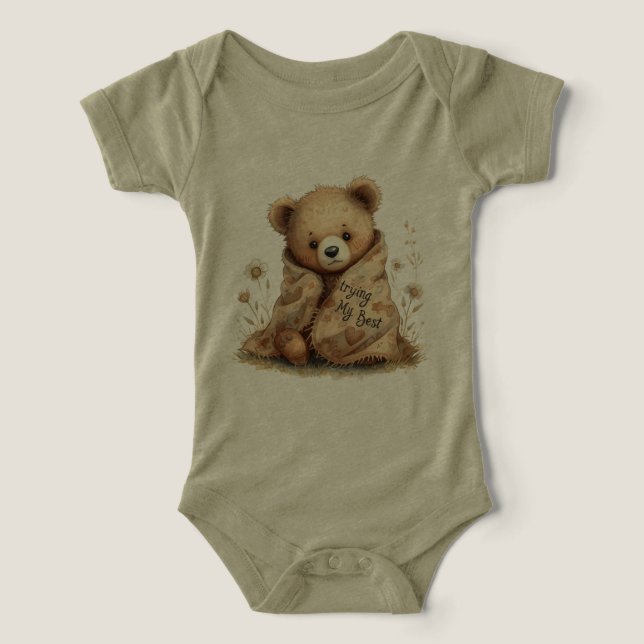 liten björn t shirt (Design Framsida)