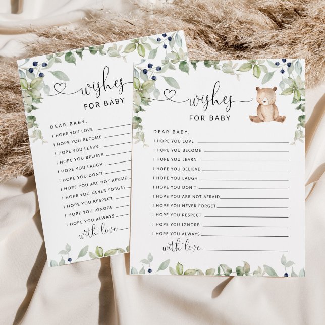 Liten björneucalyptus önskar för babykort (Skapare uppladdad)