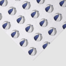 liten blå grå basketmönster