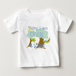 Liten bläckfisk 1:a födelsedag Tshirts och present