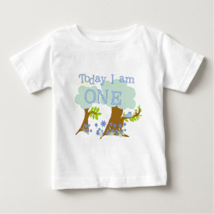 Liten bläckfisk 1:a födelsedag Tshirts och present