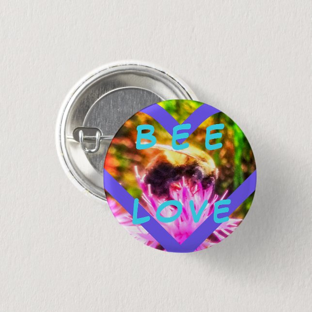 LITEN BNEW-BIKÄRLEK KLÄMMER FAST KNAPP (Framsida & baksida)